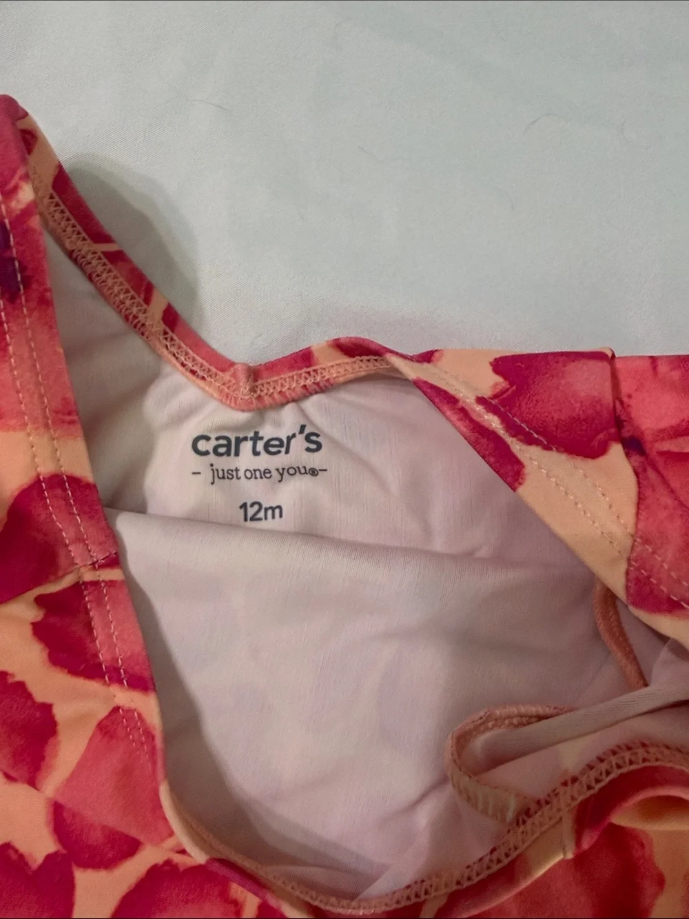 Carter's Pink Floral Two-Piece Swim Set